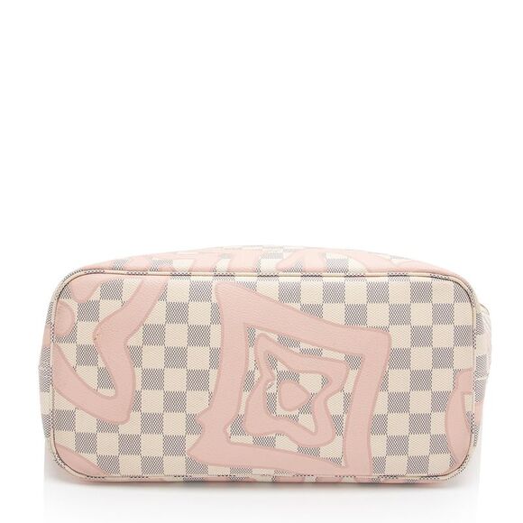 Louis Vuitton Limited Edition Damier Azur Tahitienne Neverfull MM Tote - Picture 4 of 16